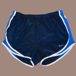 Women’s Black & Blue Nike Shorts Size Small